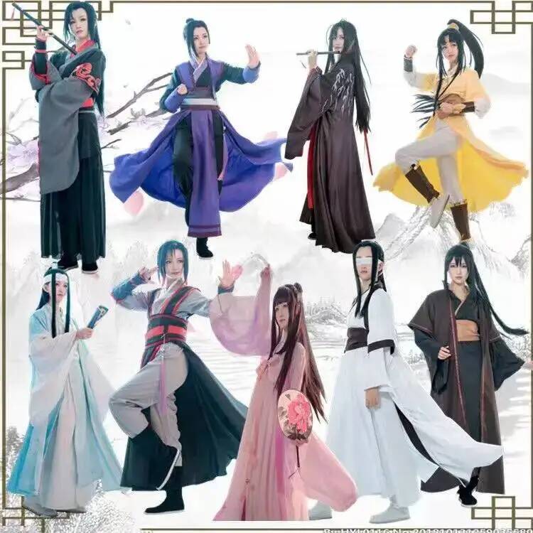 Costume Anime Cosplay - Wangji Wuxian Wei Jin Cheng Jiang