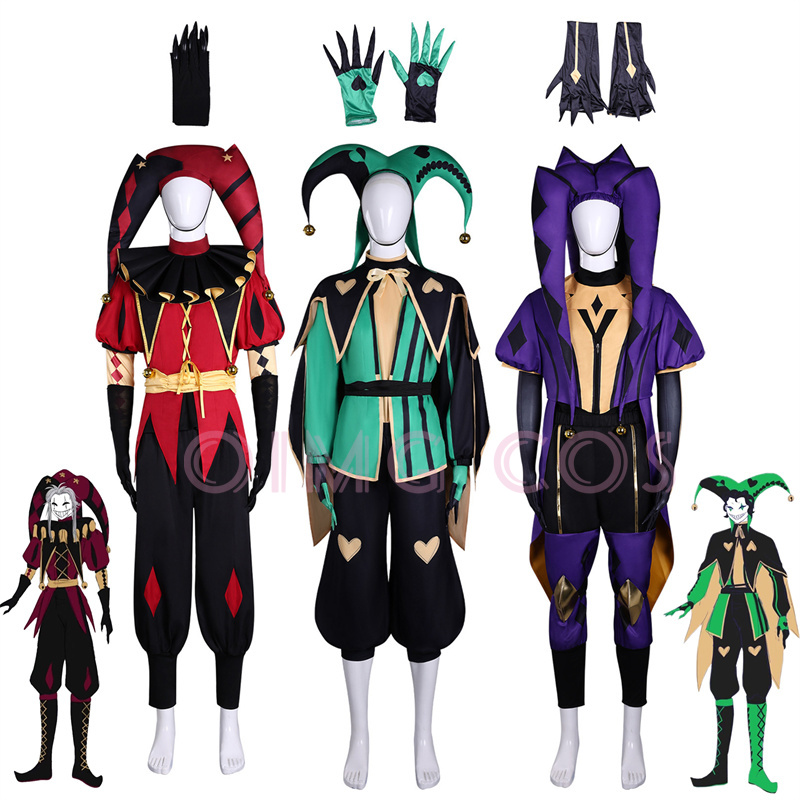 Costume Anime Cosplay - TheFreakCircus Pierrot Cosplay Costume Harlequin Adult