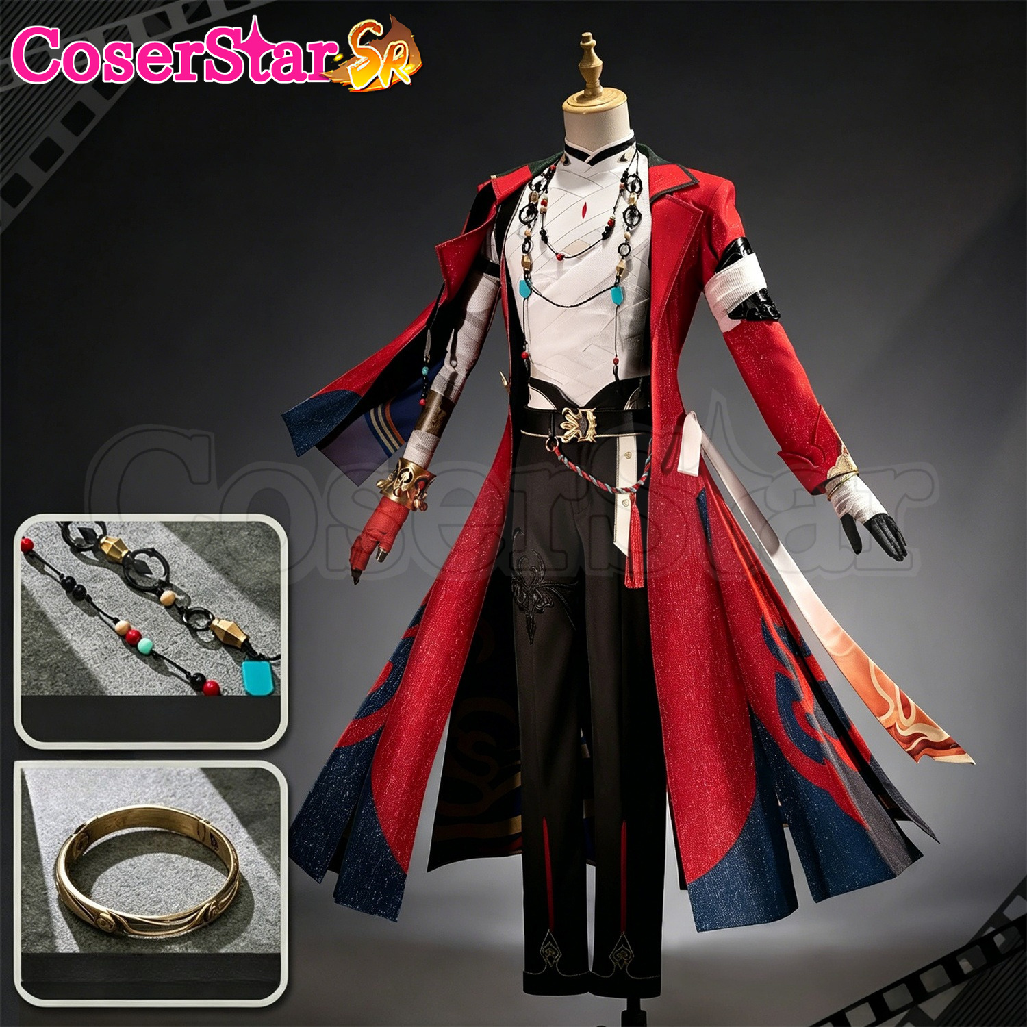 Costume Anime Cosplay - CoserStar-SR Honkai Star Rail Mortenax Blade‌