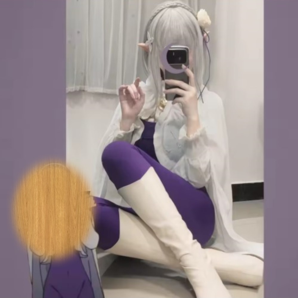 NEW Emilia Rezero Cosplay Cost - Anime Cosplay Live 评论和价格