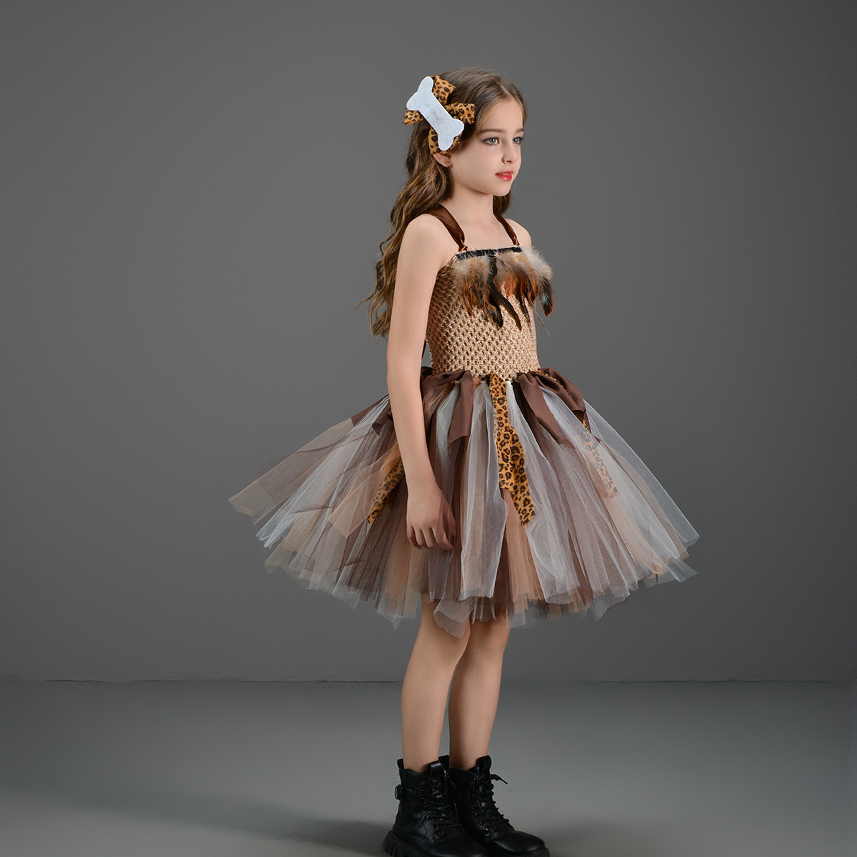 Cave Girls Costume for Kids Ha - Anime Cosplay Simple 评论和价格