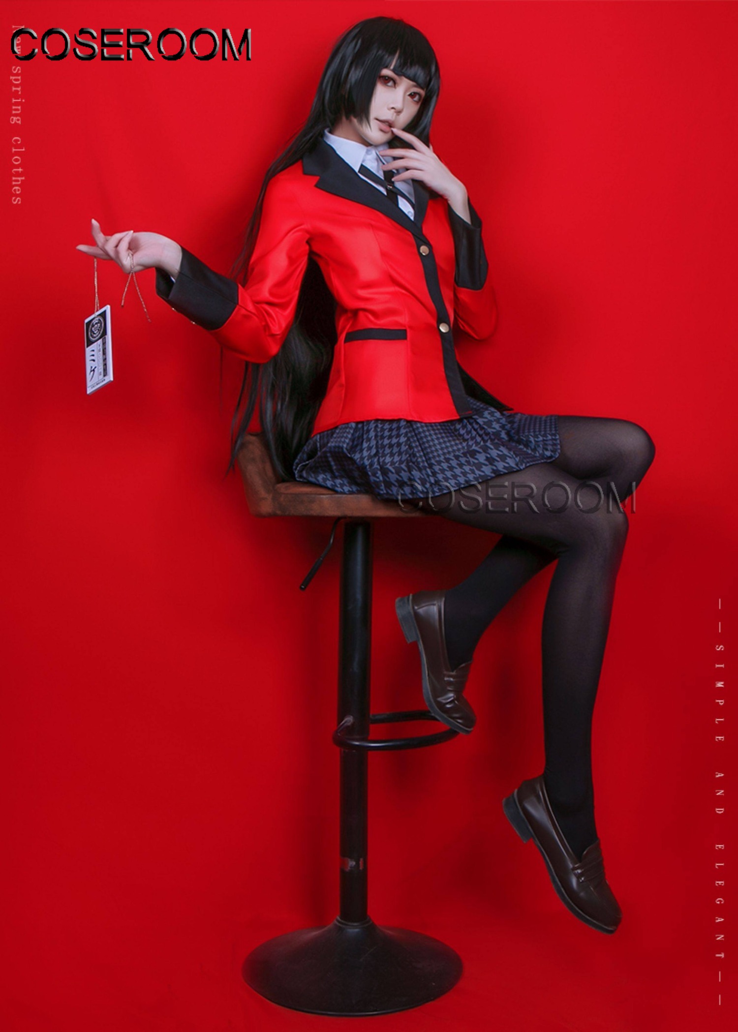 Anime Kakegurui Compulsive Gam - Anime Cosplay Yumeko 评论和价格