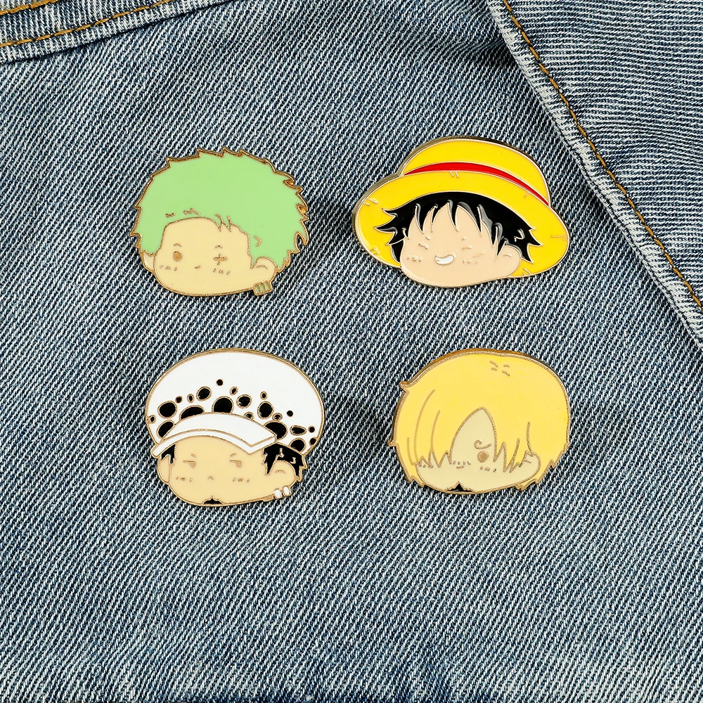 4 Pcs Anime Character Brooch S - Anime Cosplay Simple 评论和价格