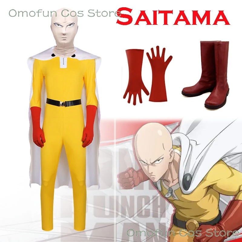 s,3'g\7;ONE PUNCH-MAN Saitama  - Anime Cosplay One Punch Man 评论和价格