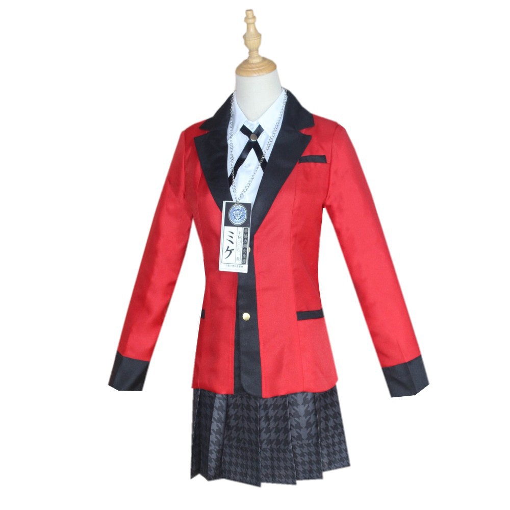 Cosplay Costume Girl Pleated S - Anime Cosplay Yumeko 评论和价格
