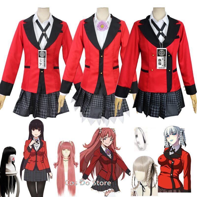 Anime Kakegurui Yumeko Costume - Anime Cosplay Yumeko 评论和价格