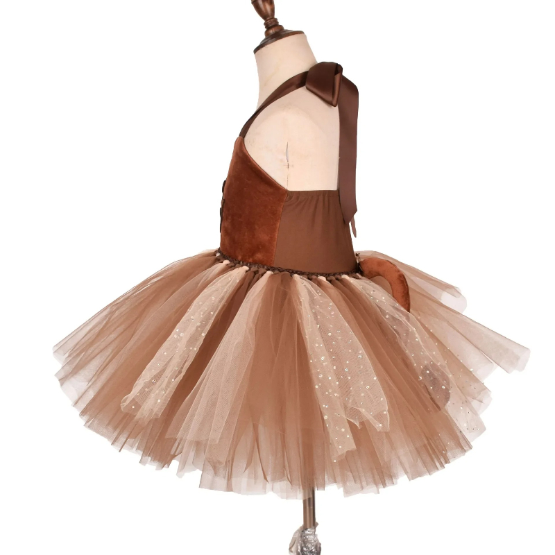 Brown Monkey Tutu Dress for Ba - Anime Cosplay Simple 评论和价格