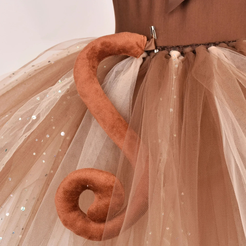 Brown Monkey Tutu Dress for Ba - Anime Cosplay Simple 评论和价格