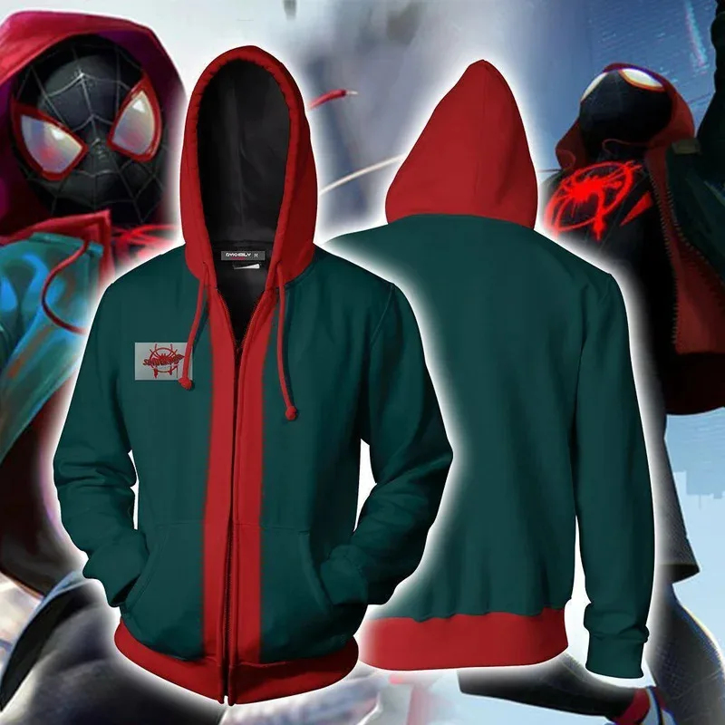Miles Morales Jacket Cosplay C - Anime Cosplay Plus Size 评论和价格