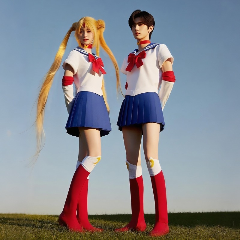 Anime Moon Cosplay Tsukino Cos - Anime Cosplay Plus Size 评论和价格