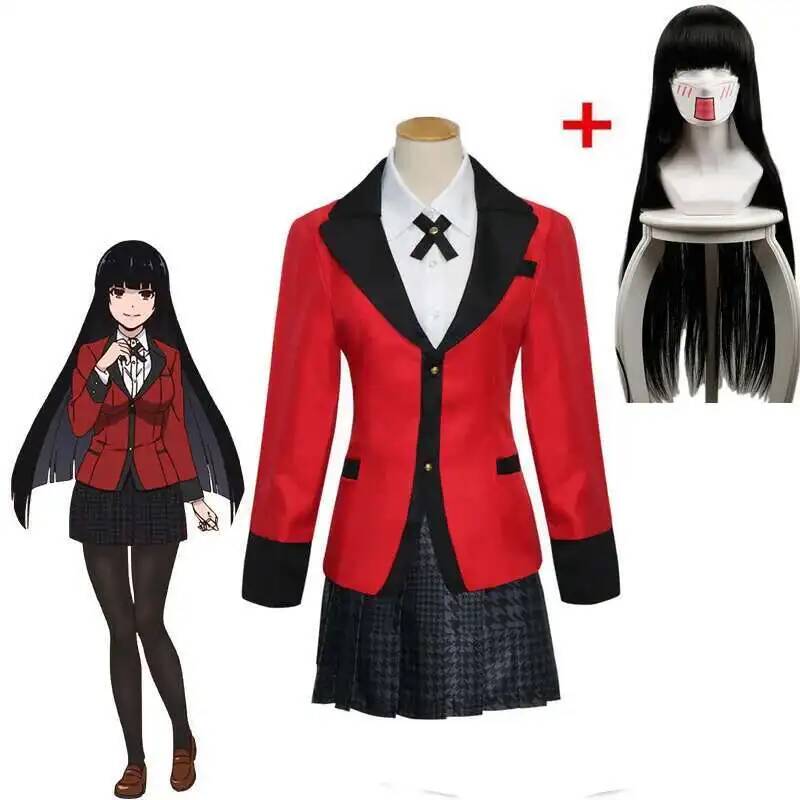 Anime Kakegurui Yumeko Jabami  - Anime Cosplay Yumeko 评论和价格