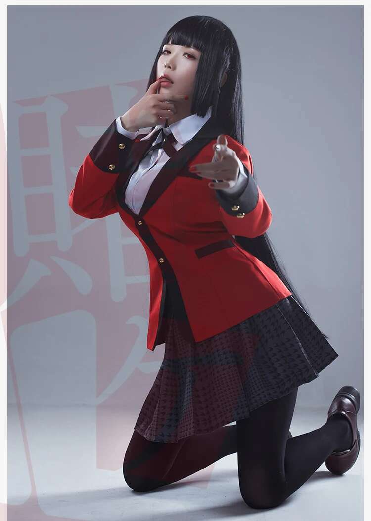 Anime Kakegurui Yumeko Jabami  - Anime Cosplay Yumeko 评论和价格