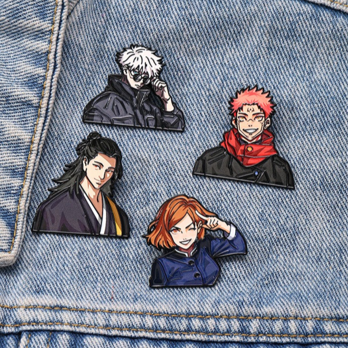 4pcs Creative Anime Jujutsu Br - Anime Cosplay Gojo 评论和价格