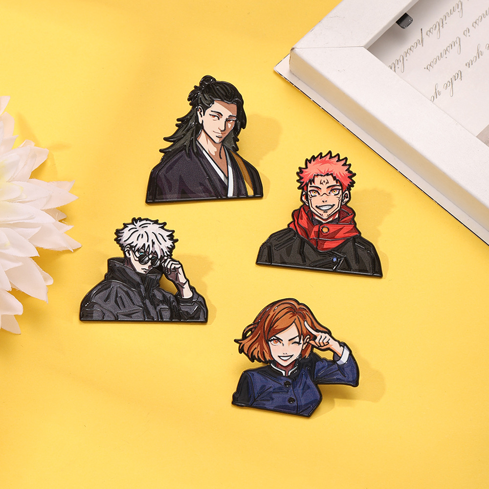 4pcs Creative Anime Jujutsu Br - Anime Cosplay Gojo 评论和价格