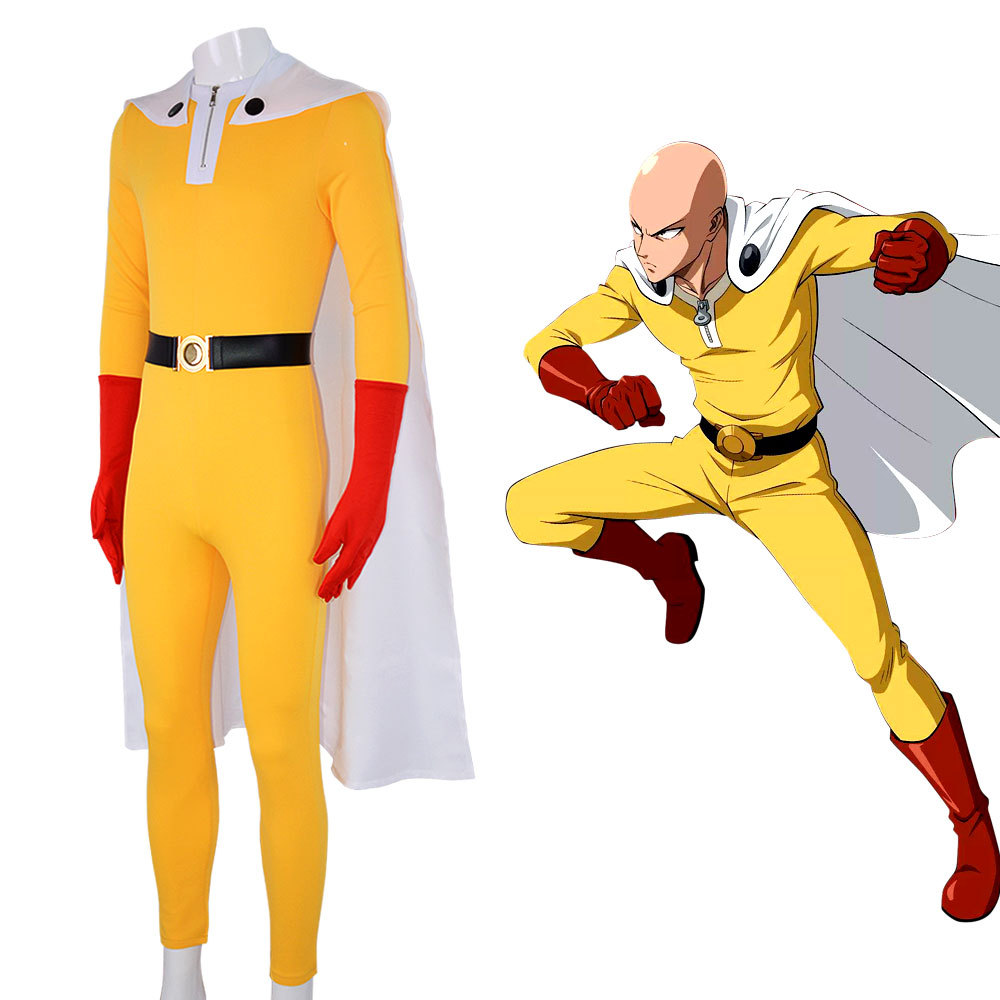 One Punch Man Saitama Cosplay  - Anime Cosplay One Punch Man 评论和价格