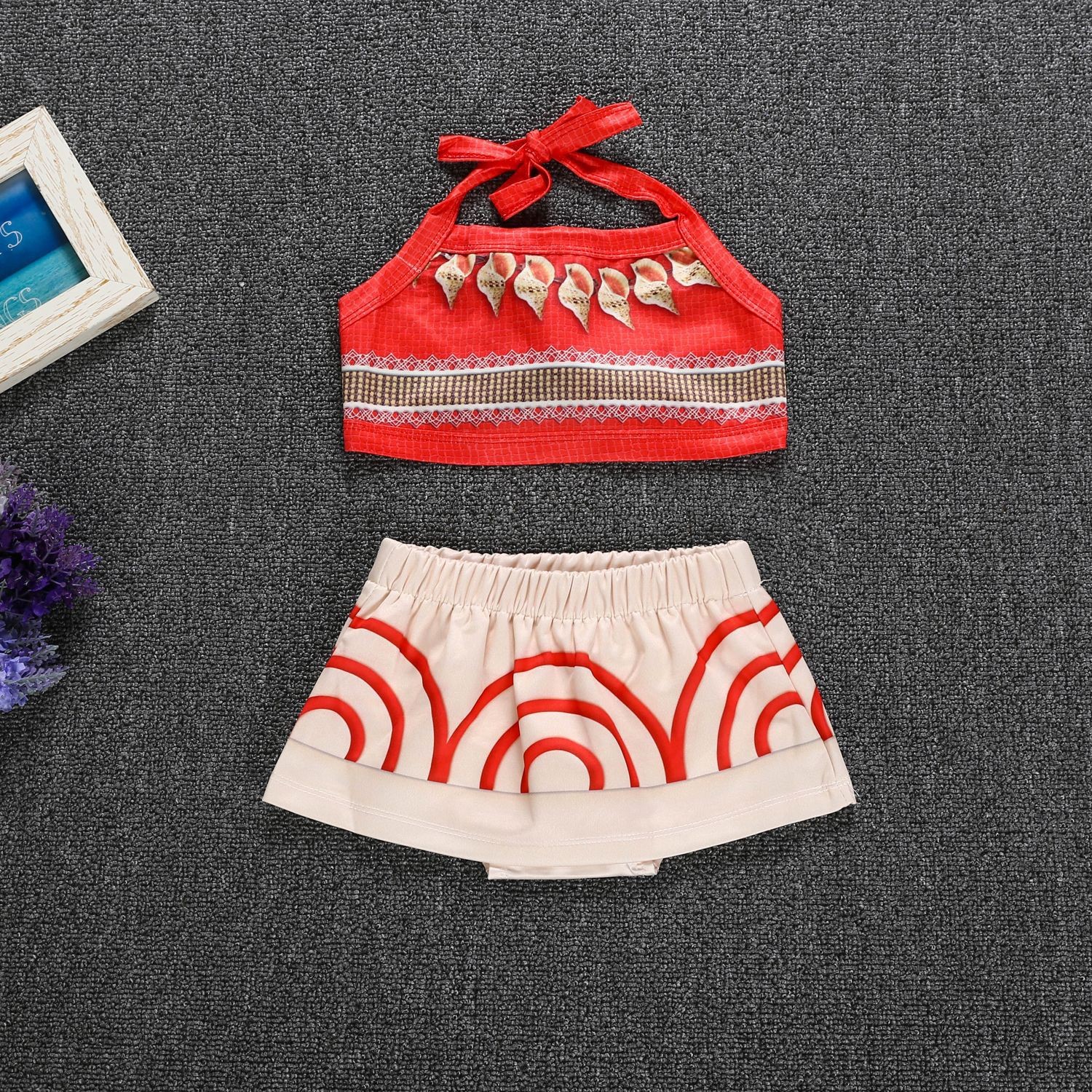 DISNEY Moana Dress Costumes Co - Anime Cosplay Simple 评论和价格
