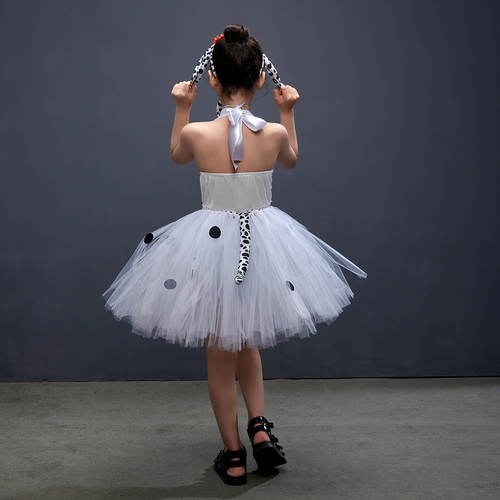 Girls Dalmatian Halloween Cost - Anime Cosplay Simple 评论和价格