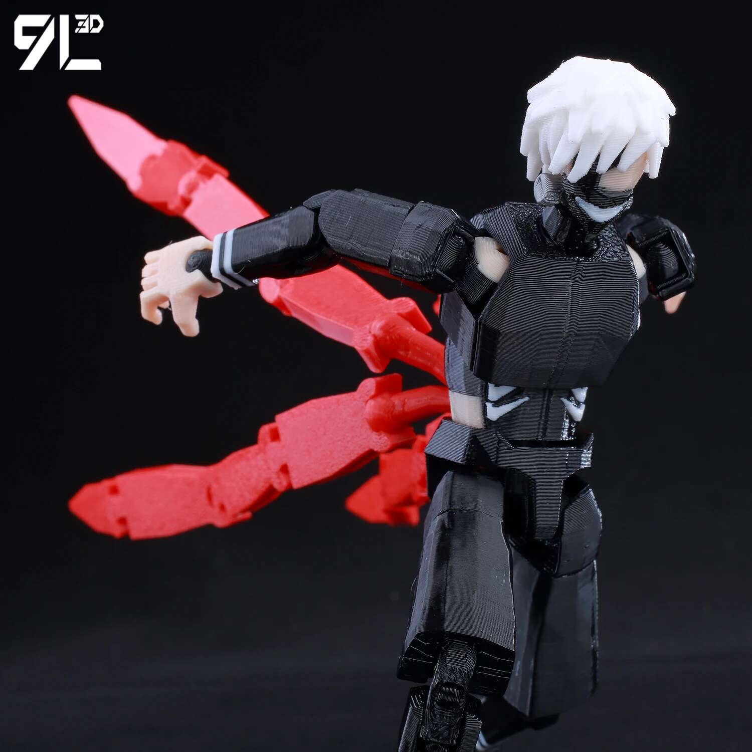 9L3D Lucky 13 Dummy 13 T13 - K - Tokyo Ghoul Mask 评论和价格