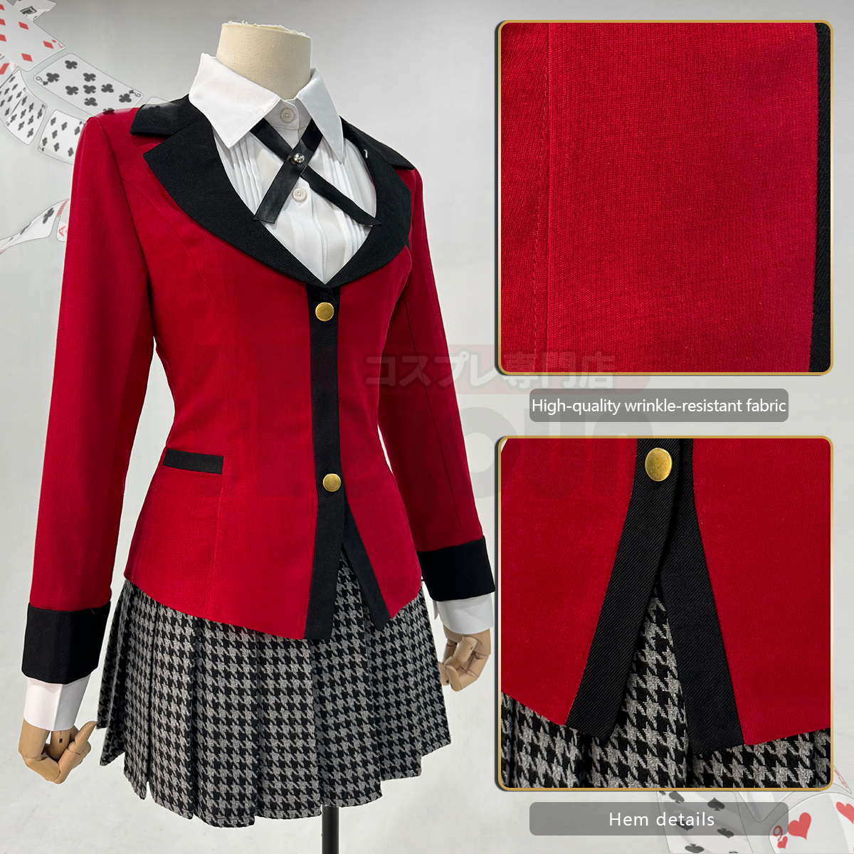 HOLOUN Jabami Yumeko Kakegurui - Anime Cosplay Yumeko 评论和价格